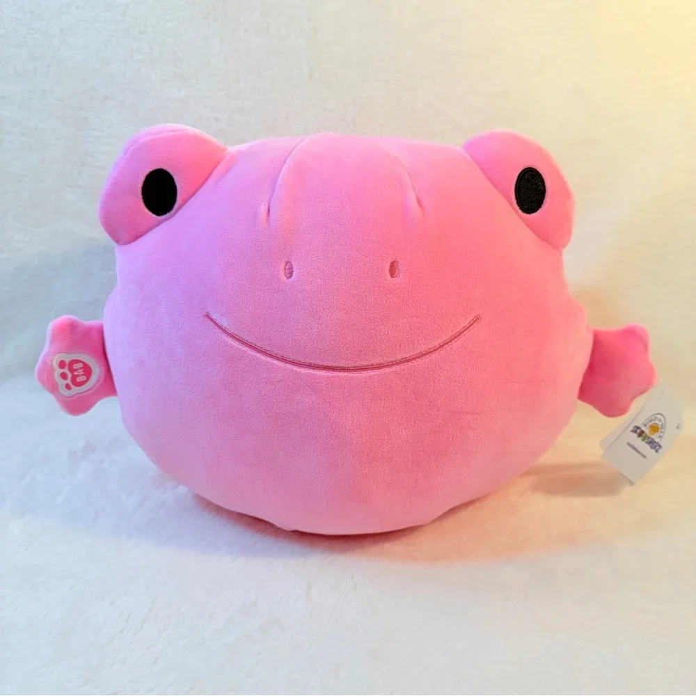 SKOOSHERZ™ Spring Pink Frog Stuffed Animal‎